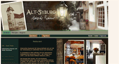 Desktop Screenshot of altsyburg.de